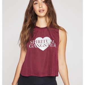 COPY - NWT spiritual gangster active crop tank